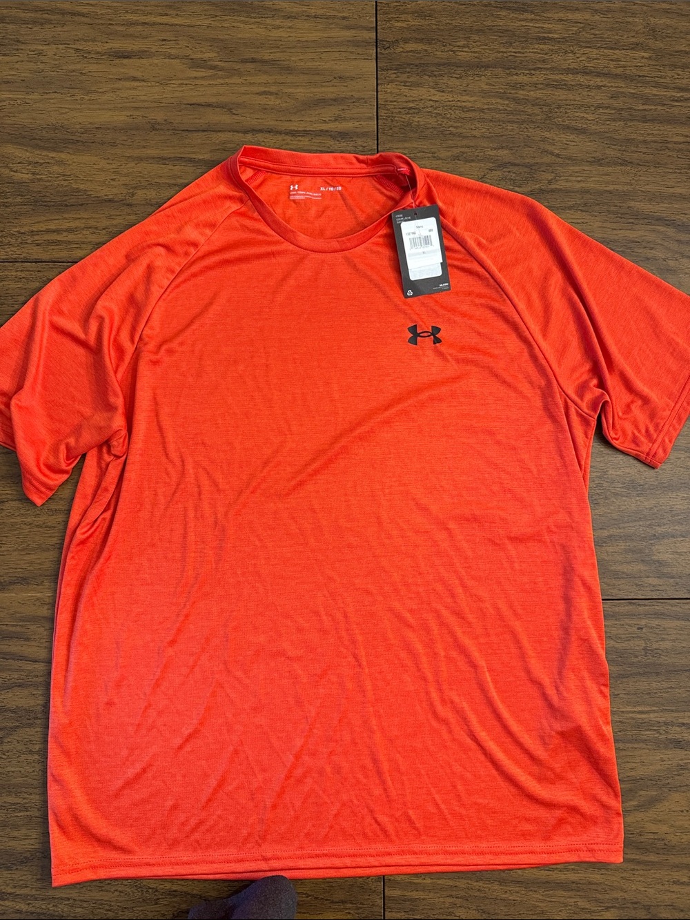 Under Armour Men’s Bright Red Short-Sleeve Athletic Tee